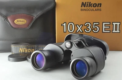 Nikon Binoculars 10X35E2N E II series 10×35E2 porro prism 10 times Made In Japan - Image 1 of 4