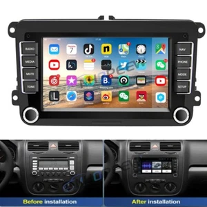 7" Autoradio Android 13 GPS Navi WiFi 2 DIN für VW GOLF 5 6 Passat Touran Tiguan - Bild 1 von 18