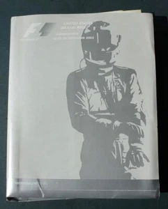 Indianapolis Motor Speedway 2003 Media Kit United States Grand Prix Formula 1 -- - Picture 1 of 1