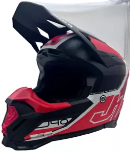 Just 1 J40 Flash Red/White/Black MX/Motocross/Off-Road XL Helmet Damaged Box - Picture 1 of 9