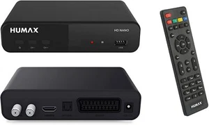 Receptor satelital Humax HD Nano Digital 1080P DVB-S/S2 HDTV HDMI SCART - Imagen 1 de 5