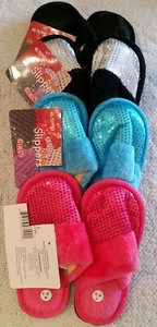 sequin slippers for girls,size 1-2(M),manufacturer caika,made in china - Picture 1 of 5
