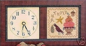 TIMELY AUTUMN-CROSS STITCH SAMPLER CHART-HOMESPUN ELEGANCE - Picture 1 of 1