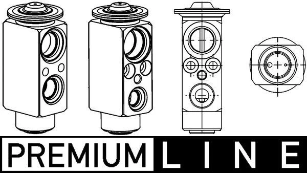 MAHLE AVE 68 000P Air Conditioning Expansion Valve