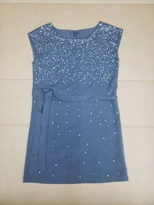 GAP GRAY SEQUIN SLEEVELESS COCKTAIL DRESS SIZE Small S - Picture 1 of 21