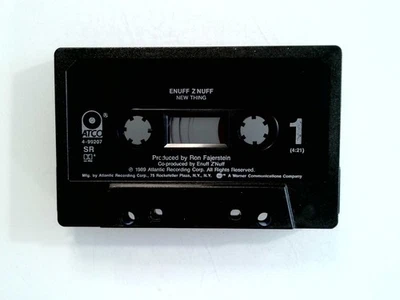 ATCO Enuff Z'Nuff Cassette Single New Thing Kiss The Clown 1989 Foto 1 de 2