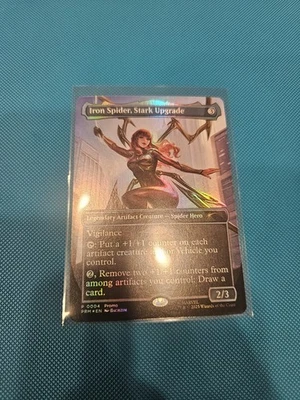 Marvel Legends IRON SPIDER STARK UPGRADE Mary Jane Magic Card MTG Spiderman - Image 1 of 2