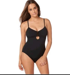 Costume intero donna Amoressa by Miraclesuit Northern Cross nero taglia 10 - Foto 1 di 9