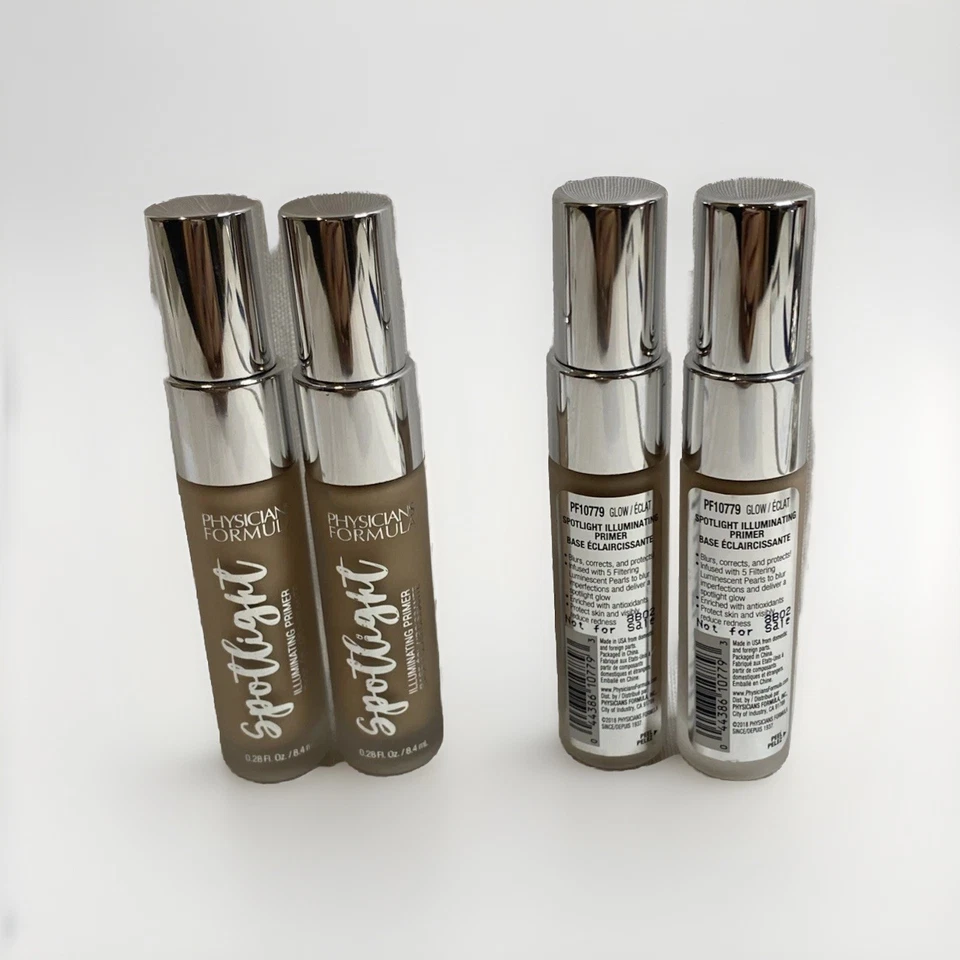 4x PHYSICIANS Spotlight Illuminating Primer #PF10779 Glow  0.28 Oz Each - Image 1 of 1