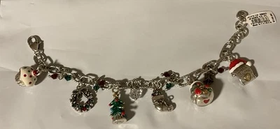 ¡ATURDIDOR DE VACACIONES! NUEVO CON ETIQUETAS BRAZALETE BRIGHTON JOYS OF XMAS NAVIDAD ENCANTO PRECIO DE VENTA SUGERIDO POR EL FABRICANTE: $128 Foto 1 de 4