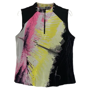 Camisa Top Jamie Sadock 1/4 Cremallera Colorido Abstracto Cuello Alto Golf Para Mujer S - Imagen 1 de 16