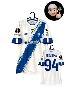 2022 2023 Dynamo Kyiv Ukraine Poland Kedziora Soccer Jersey Match player issue - Picture 1 of 9