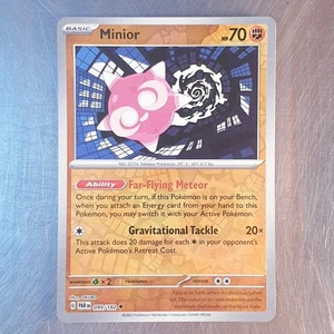 2023 Pokemon Scarlet Violet Paradox Rift Reverse HOLO Minior Card 099/182 - Picture 1 of 2
