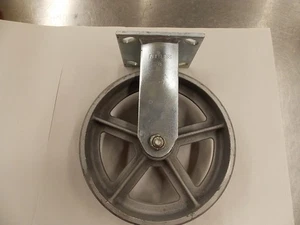 New Faultless 8" Med Heavy Duty Rigid Non Rotating Phenolic Caster 900#  S6 - Picture 1 of 6