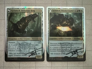 MTG HasCon 2017 Grimlock, Dinobot Leader Grimlock, Ferocious King Artist Proof - Bild 1 von 2