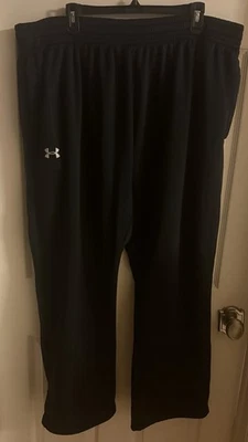Men’s UNDER ARMOUR 4XL Fleece Sweatpants - BLACK - Image 1 of 2