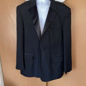 Linea Uomo Tuxedo 48L 43W 3 Button Satin Trim Wedding, Prom, Events Elegant #prc - Picture 1 of 22