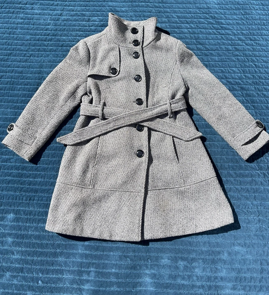 Women’s Worthington Coat, Size L, Long, charcoal and light gray ￼ - Image 1 of 4