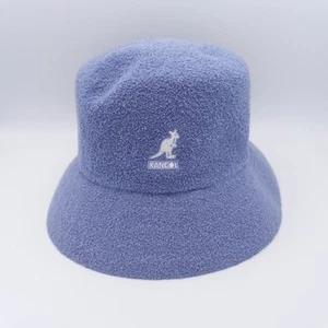 Kangol Bucket Hat Unisex Adult Blue White Towelling Oldskool LL Cool J Bermuda - Picture 1 of 14