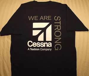 Cessna We Are Strong Adult XXL T Shirt Aircraft People Pride Textron Aviation  - Picture 1 of 4