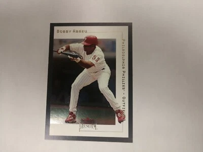 2001 Fleer Premium Baseball #18 Bobby Abreu (PWE) - Image 1 of 2