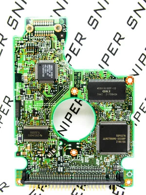 PCB - IBM Travelstar 20GB IC25N020ATCS04-0 IDE 07N8372 H32687 Laptop Hard Drive - Image 1 of 4
