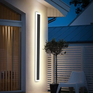 LED Wall Light Fixture 1m Warm White Outdoor Gate Door Decor Wall Sconce 40 Inch - Picture 1 of 8