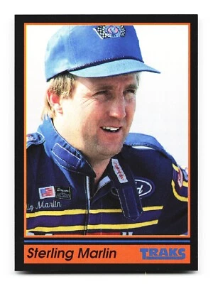 1991 Traks #22 Sterling Marlin NM+ 3775 - Image 1 of 2