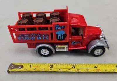 Camión de reparto de cerveza Welly diecast, rojo, experto (10B) Foto 1 de 4