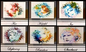 6 Diagramme Kinder Serie - Buntstift Kunst Sammlung - Kreuzstich - Bild 1 von 2