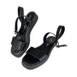 Seychelles Women's Ankle Strap Sandals Black Size 8 Slingback Casual A1001 RG - Picture 1 of 8