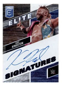 KOFI KINGSTON 2023 DONRUSS ELITE WWE ELITE SIGNATURES AUTOGRAPH AUTO BF6387 - Picture 1 of 1
