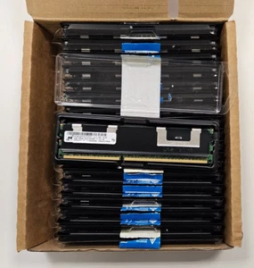 18x Micron 4GB Server RAM MT36JSZF51272PZ-1G1F1BA PC3-8500R-7-10-J0 ECC REG - Bild 1 von 3