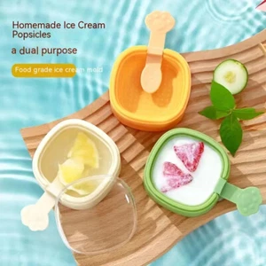 1~3 Tray Block Moulds Ice Cream Mold Icy Pole Jelly Pop Popsicle Maker Mould HG - Picture 1 of 14
