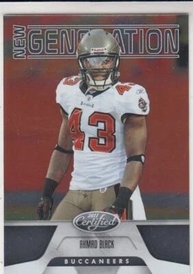 AHMAD BLACK 2011 Panini Certified #153 RC 505/999 Buccaneers - Image 1 of 2