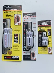 PICQUIC SIXPAC Plus/Dash 7/Teeny Turner Multi Bit Screwdrivers - White - Picture 1 of 5