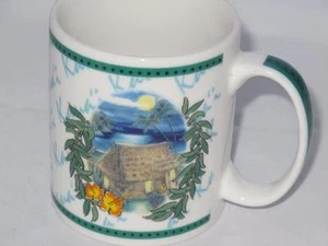 Hilo Hattie Kaua'i Kaffee Tee Becher Grass Hut Shack 2002 Hawaii Kauai - Bild 1 von 1
