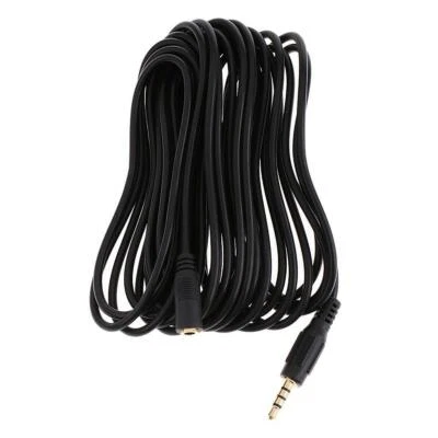 3.5MM Stereo AUX Audio Headphone Extension Cable Mini Jack Male To Female 6m - Image 1 of 4