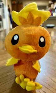 Pokemon Nintendo bean bag plush Torchic 2007 Jakks Pacific F7 - Picture 1 of 4