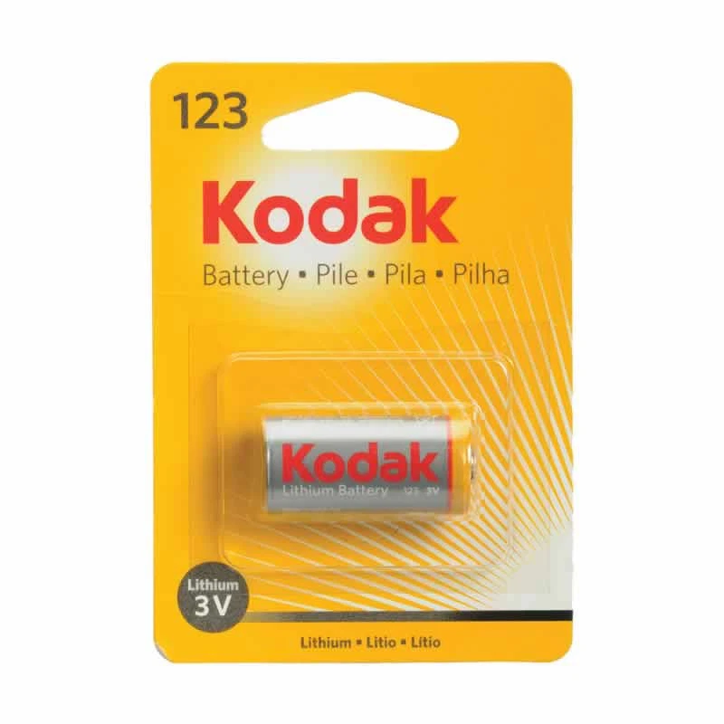 Batería de litio Kodak 123 cr123 CR123A SF123A 3 voltios  Foto 1 de 1