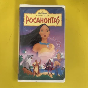 Disney Pocahontas VHS 1992 Masterpiece Collection Works No Mold 🐶 - Picture 1 of 3