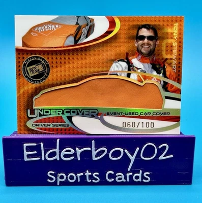 Tony Stewart /100 Car Cover Under Cover Gold 2005 Press Pass Eclipse Racing - Image 1 of 2