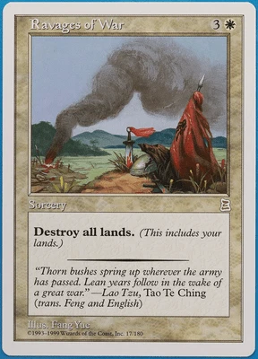 Ravages of War Portal Three Kingdoms NM White Rare CARD (494989) ABUGames - Image 1 of 2