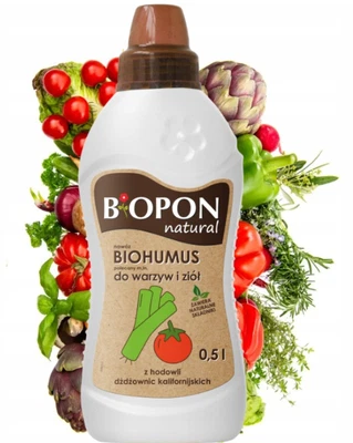 Gemüsedünger Mit Wurmhumus Für Alle Gemüse Und Kräuter Flüssigdünger 500ml - Bild 1 von 2