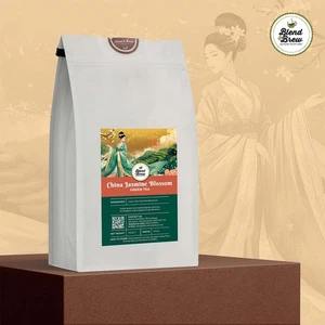 CHINA GREEN WITH JASMINE BLOSSOMS Loose Leaf Tea | 100g - 1kg | BLEND AND BREW - Picture 1 of 6