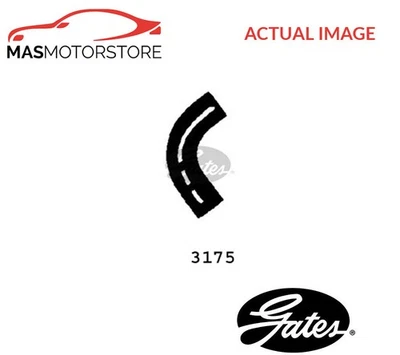 RADIATOR HOSE LOWER GATES 3175 P FOR TOYOTA 1000 1.0 1L 33KW - Image 1 of 4