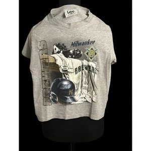 MLB Milwaukee Brewers Boys Gray T Shirt Size Small - Picture 1 of 5