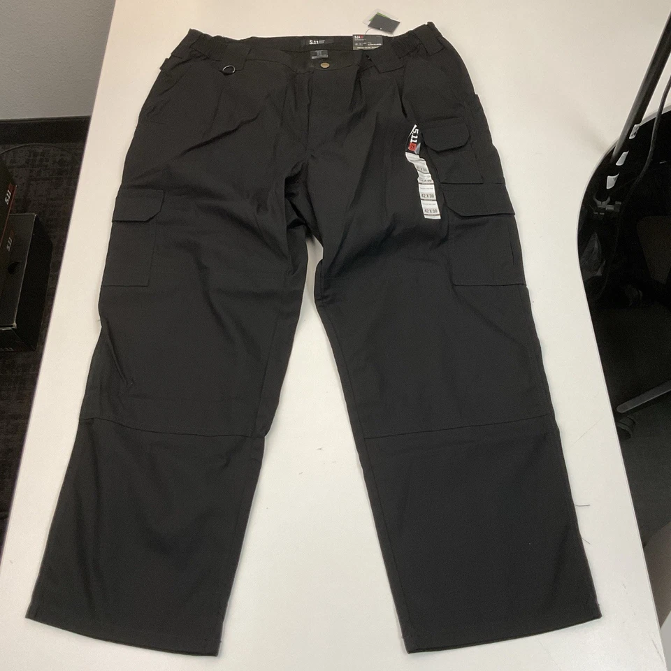 5.11 Men's TACLITE Pro Tactical Pants Style 74273 Waist 38 Black Inseam 28”