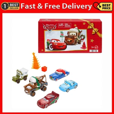 Dis ney Pixar Cars 5 Winter-Themed Vehicles Multipack Exclusive Lightning McQuee - Image 1 of 4