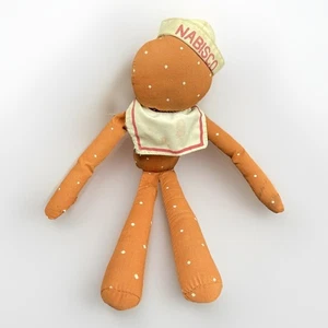Vintage Nabisco Mister Salty Brezel Plüsch Stoffpuppe 11 Zoll - Bild 1 von 6